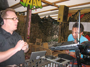 Here I started Djing @ Yaam, Aug. 16th 2009